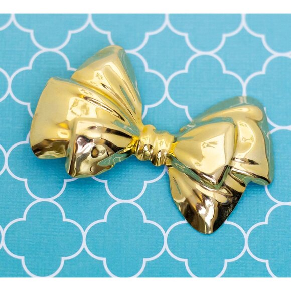 Vintage Adorable Bow Brooch - R30 - Picture 1 of 2
